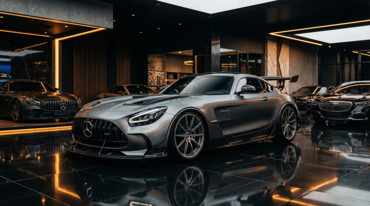 萝莉塔 奔驰视频 - AMG GT改装视频