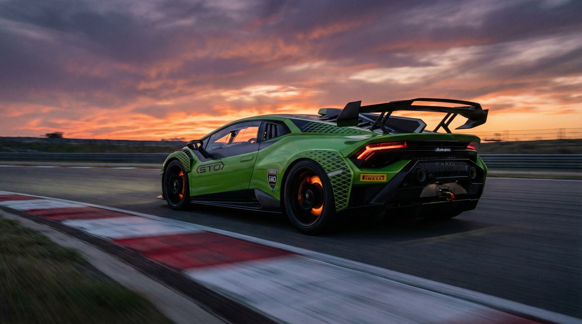 萝莉塔 跑车视频 - 兰博基尼赛道视频